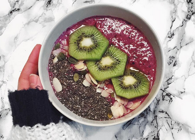 Smoothie Bowl aux fruits rouges #recette