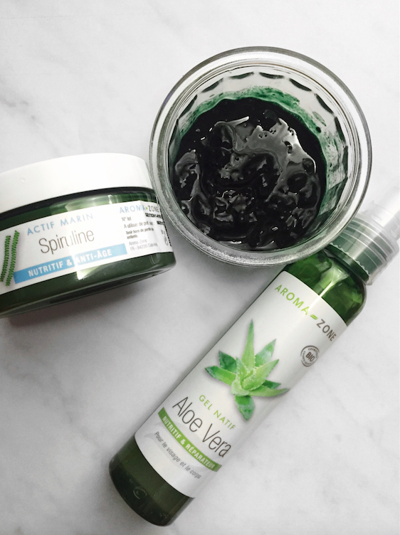 Masque réparateur et régénérant #AloeVera #Spiruline